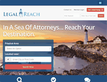 Tablet Screenshot of legalreach.com